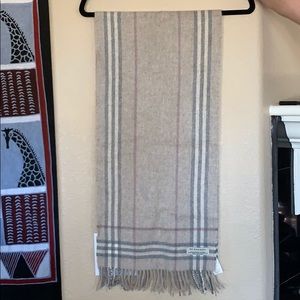 Burberry Cashmere/Wool Scarf